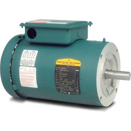 BALDOR-RELIANCE Baldor-Reliance Motor VUHL3518, .5HP, 1725RPM, 1PH, 60HZ, 56C, 3520L, TEFC, F3 VUHL3518